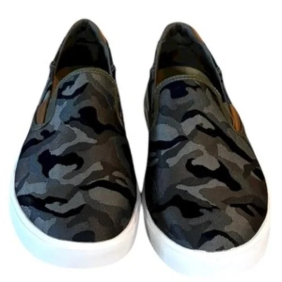 Olukai Lae'ahi Pa'i Mens Slip‎ On Sneakers Size 10.5 Camouflage Green